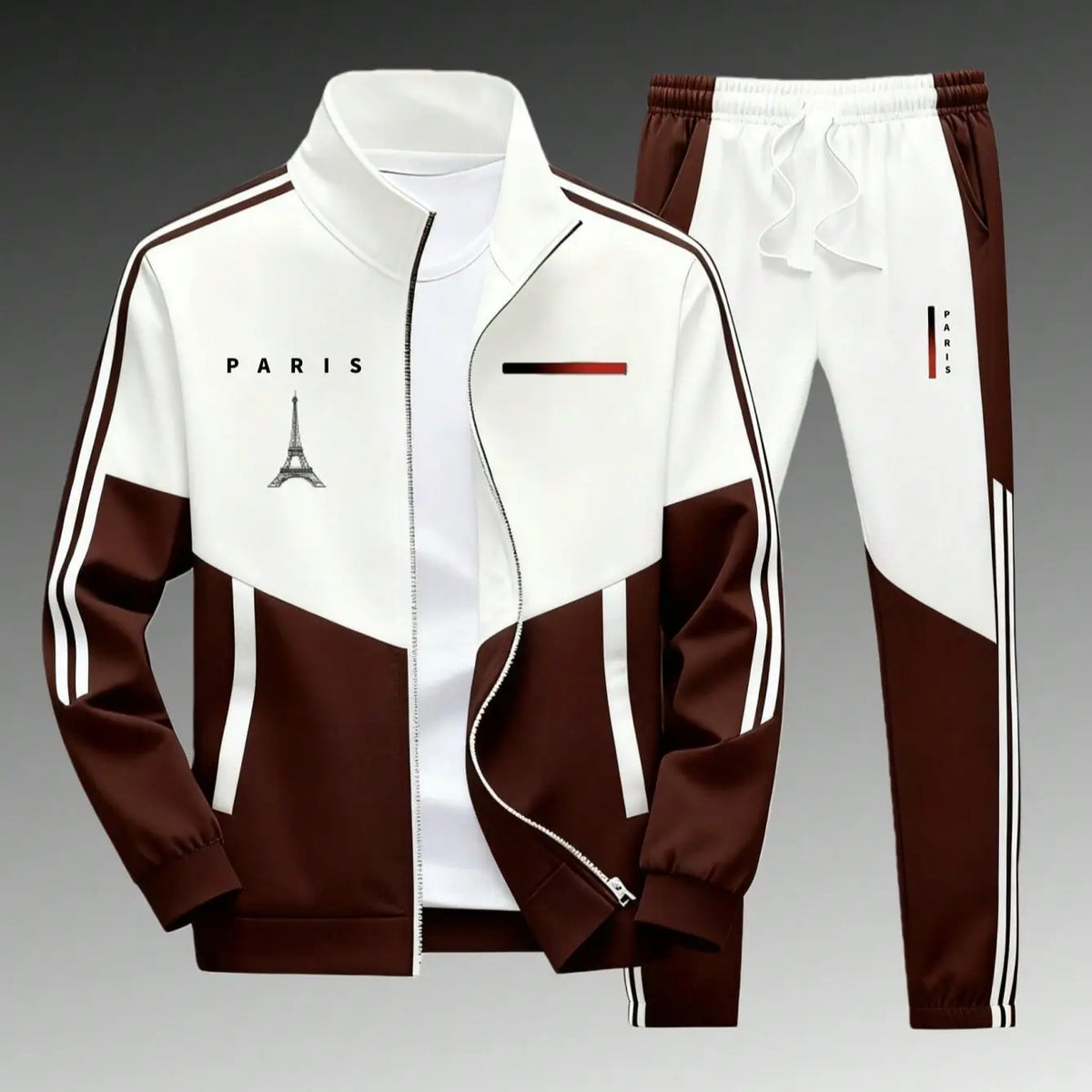 Men's Athletic Set Casual Sports Jacket and Jogging Pants
