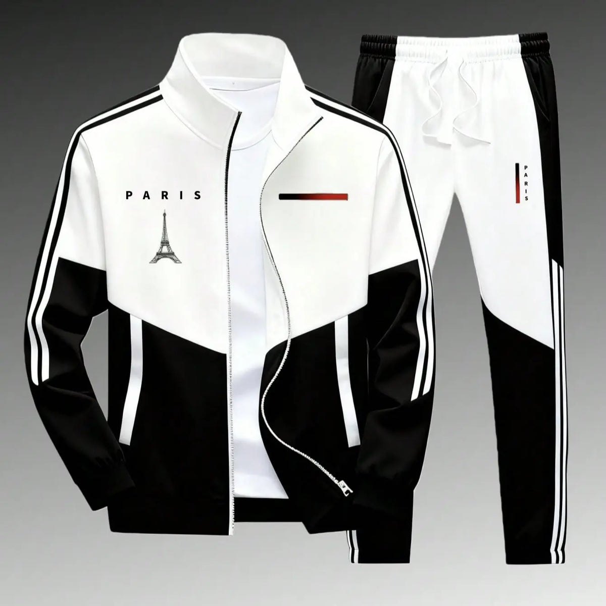 Men's Athletic Set Casual Sports Jacket and Jogging Pants