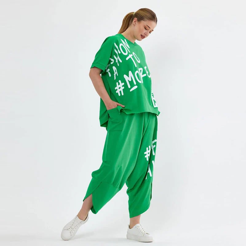 ⏳Time-limited Special⏰ Casual T-Shirt Two Piece Set