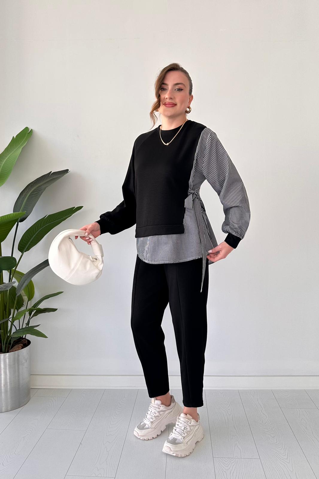 2025 New Design👗 Stylish Long Sleeve Garnished 2-piece Suit