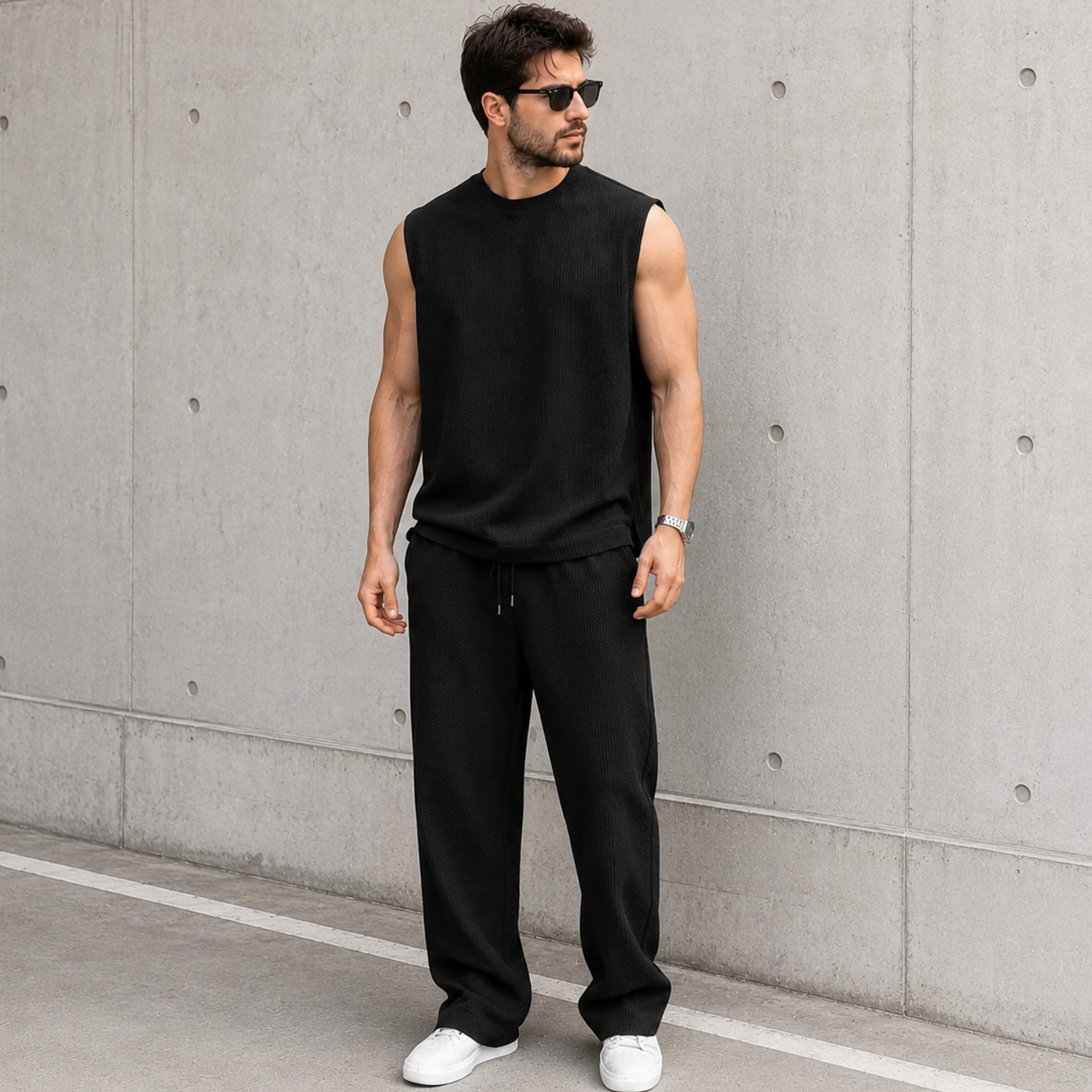 Breeze Ribbed Lounge Set