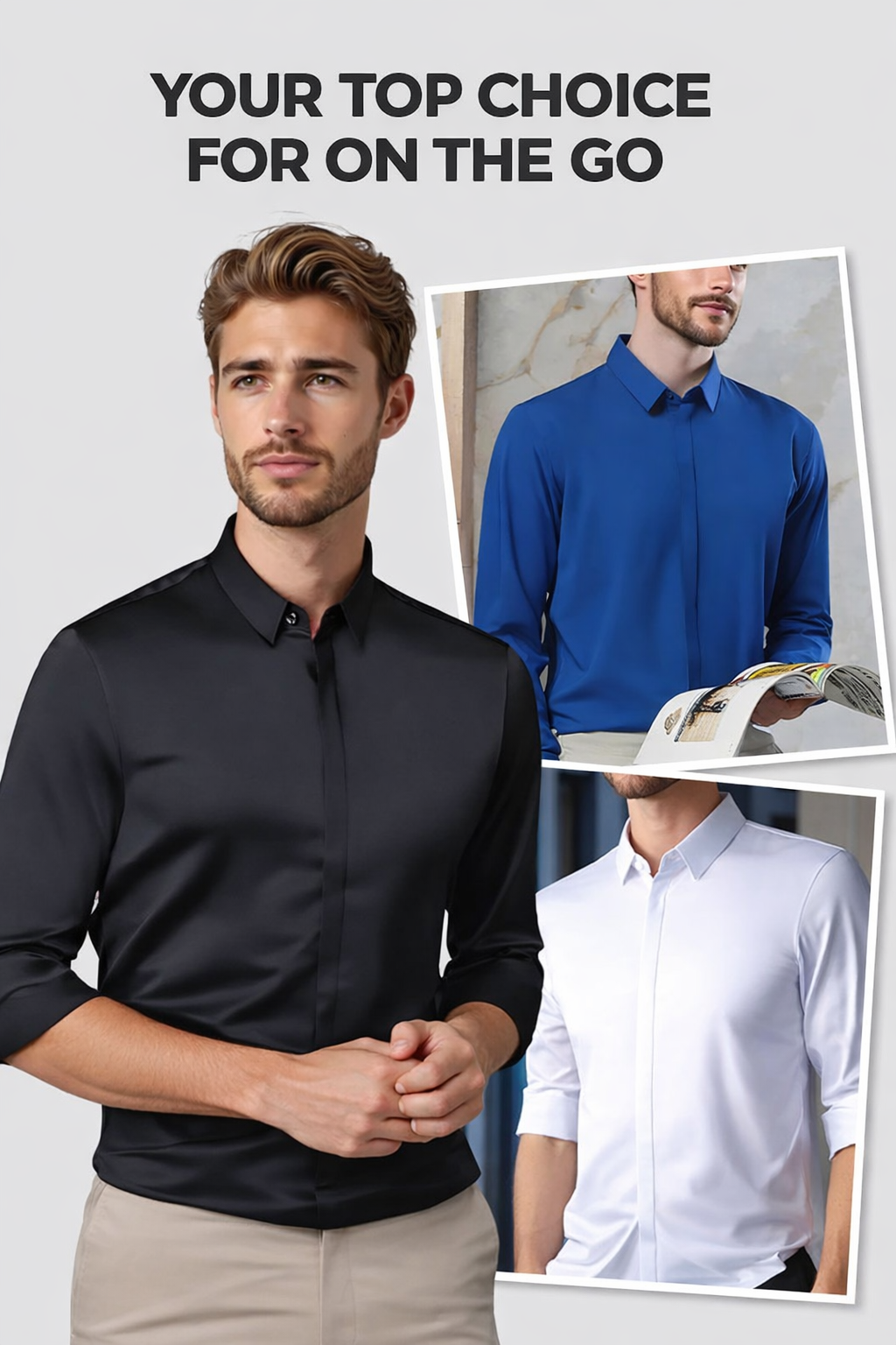 Men's Wrinkle-Free Stretch Shirt