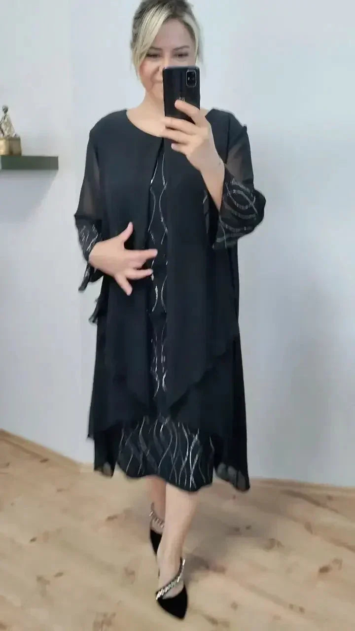 2025 fashion chiffon dress