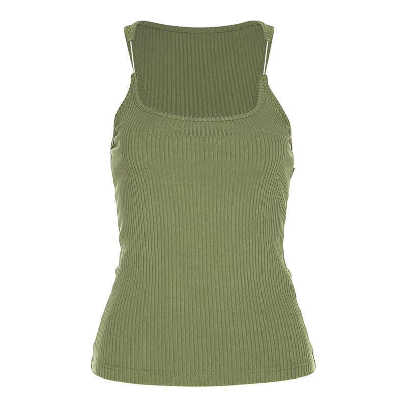 🔥BUY 3 GET 50% OFF💝Women's Unique Invisible Strap Slim Fit Tank Top
