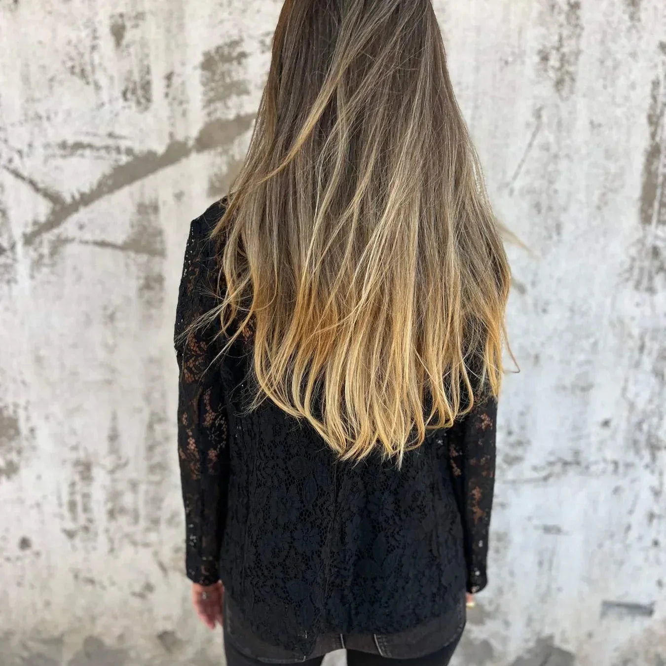 Women's Net Black Lace Blazer