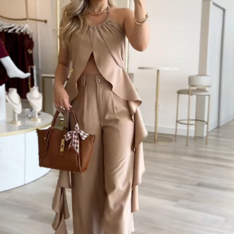 👗 "Elegant Ruffle Set" 🌸, make every day full of confidence and beauty! 🌹