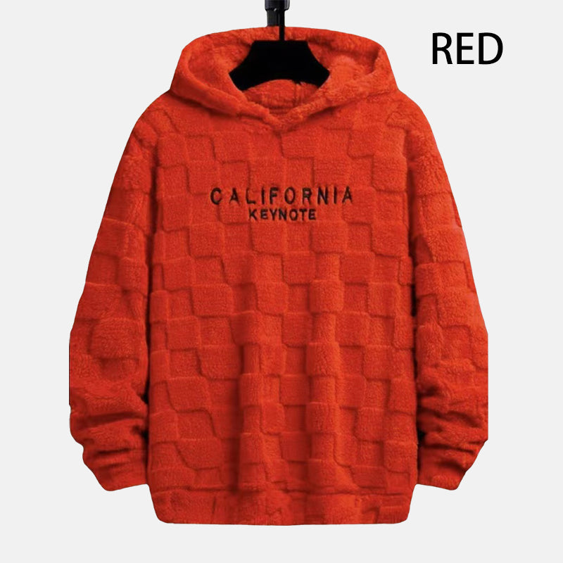 💥Limited-time 50% discount-Thick Loose Furry Hooded Sweatshirt