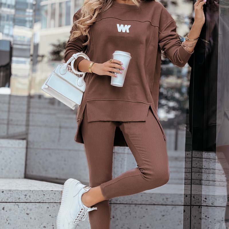 Women's Casual Sweatshirt and Leggings Set