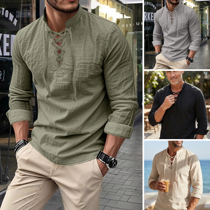 🔥Limited-time offer-Men's Casual Solid Color Shirt