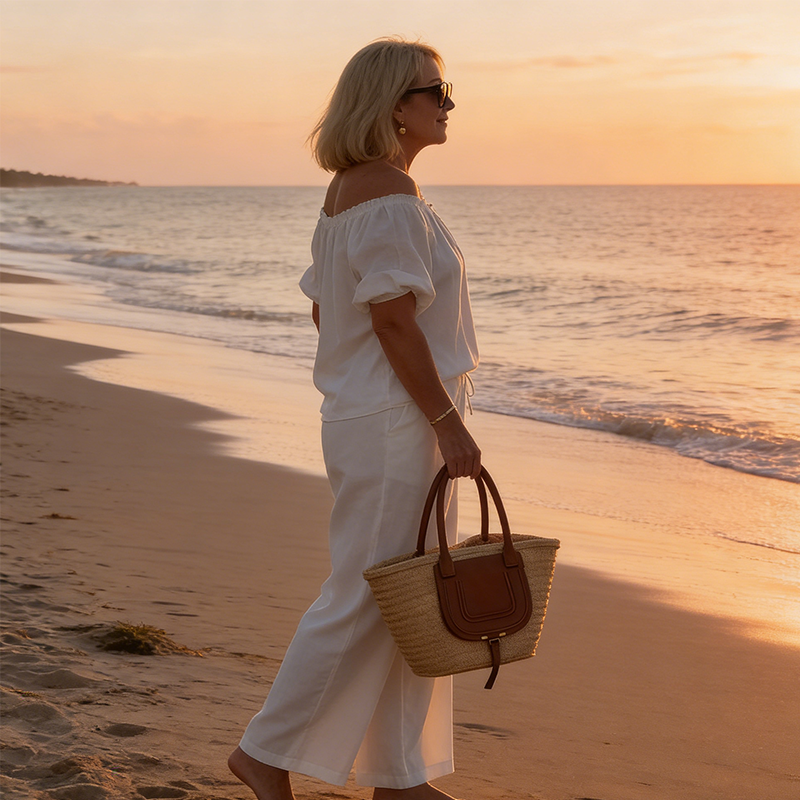 ⏳Time-Limited Special⏰Women's Drawstring Top & Pants 2-Piece Set – Relaxed Fit, Comfortable & Perfect for Lounging or Everyday Style 🌸