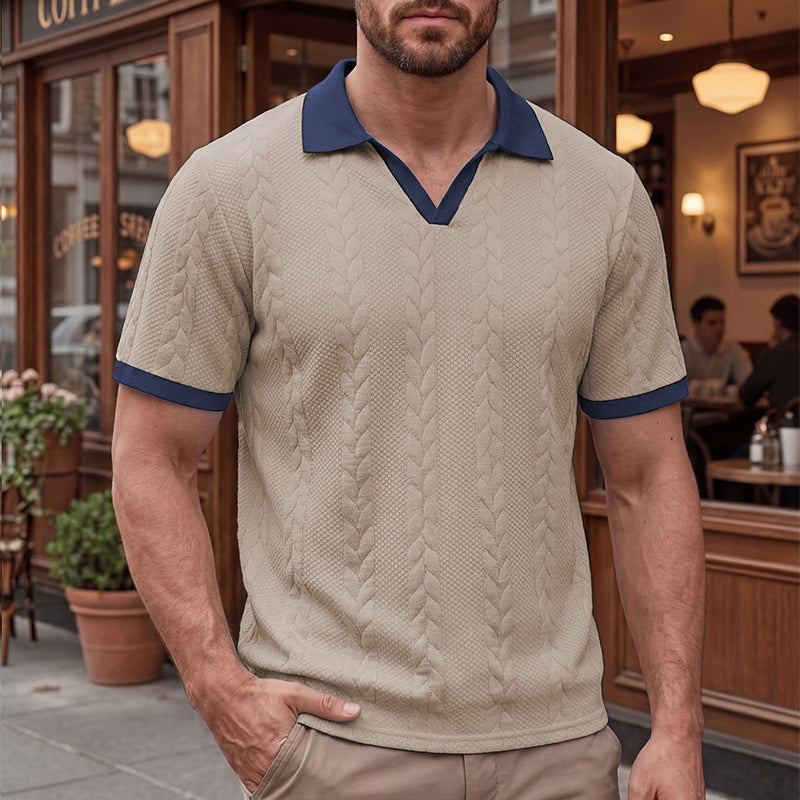🎁New arrival 50% OFF💥 Men's Short Sleeve Knit Shirt— Free Shipping For Two Pieces