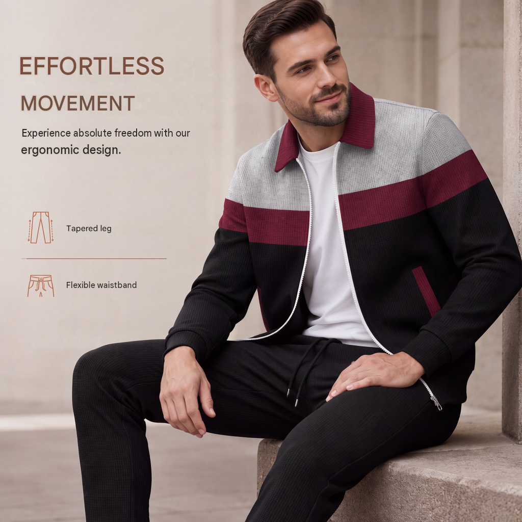 Men's Full-Zip Two Piece Set