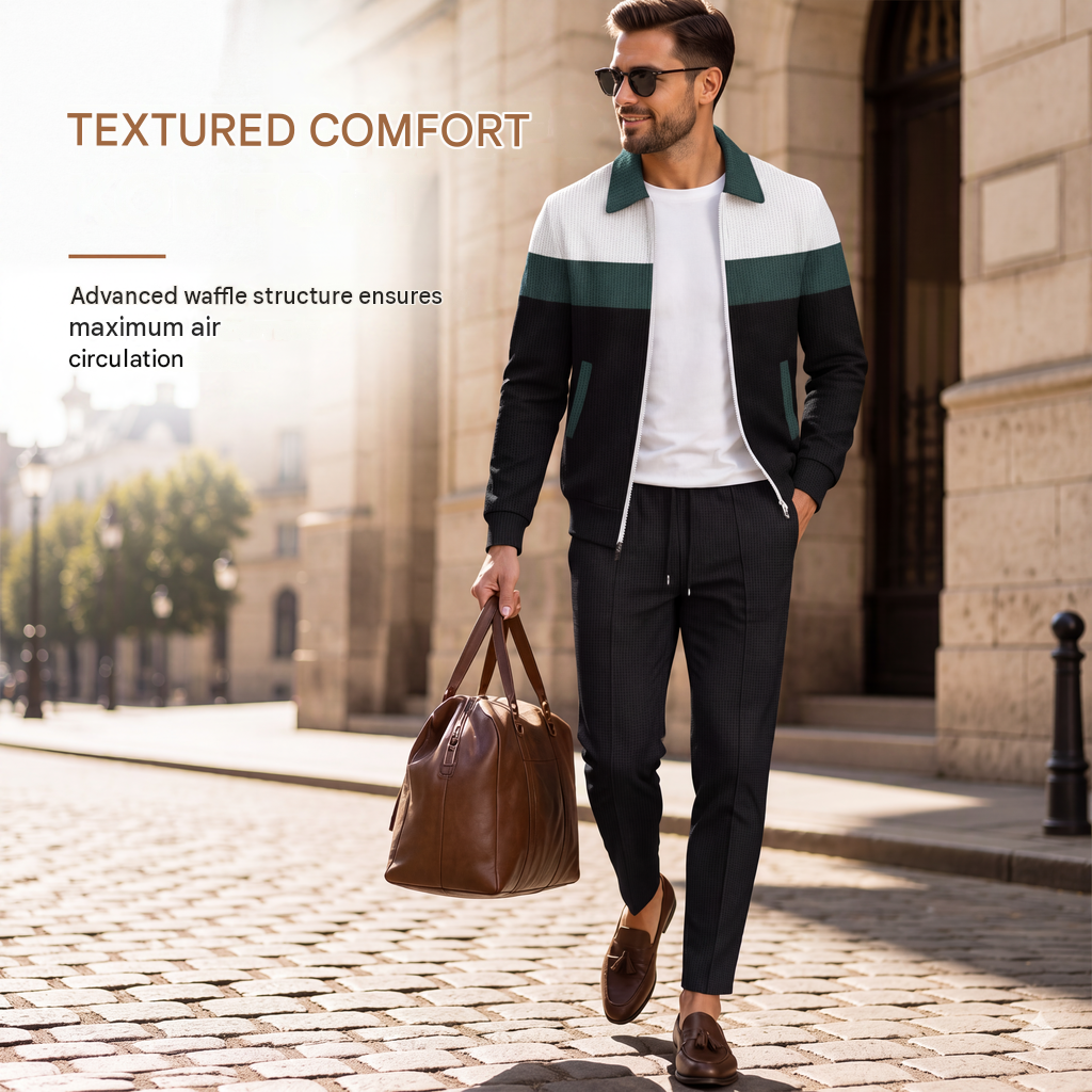 Men's Full-Zip Two Piece Set